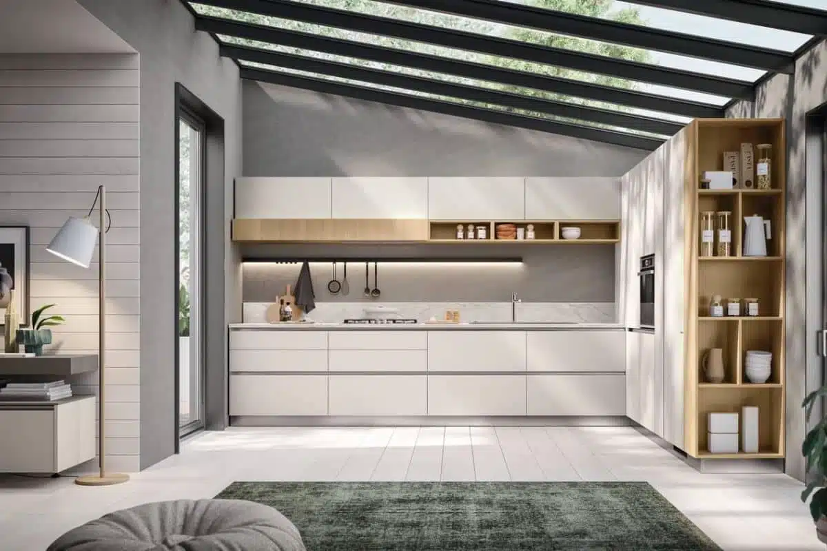 Cucina Salotto Open Space Interior Design