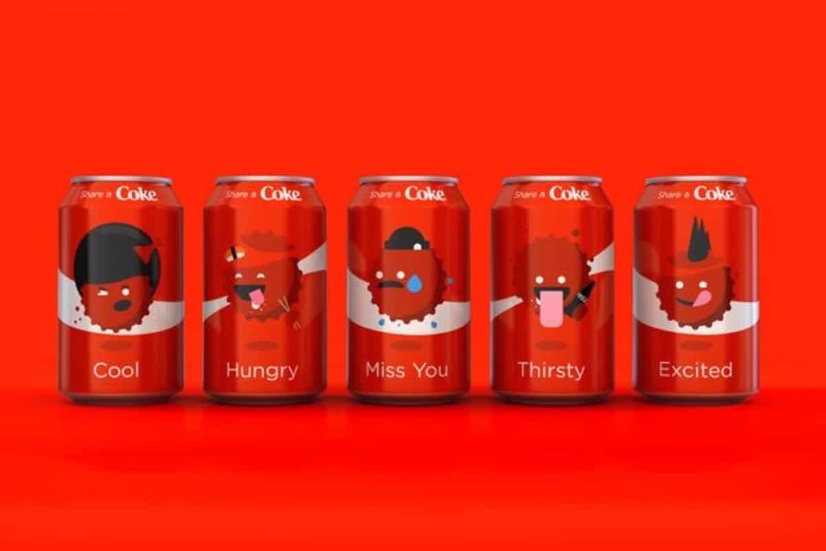 EMOJI CAMPAGNA COCA COLA