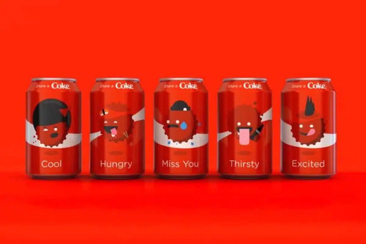 EMOJI CAMPAGNA COCA COLA