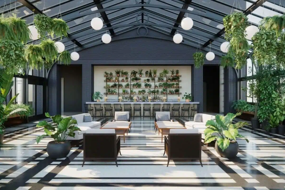 biophilic interior design hotel